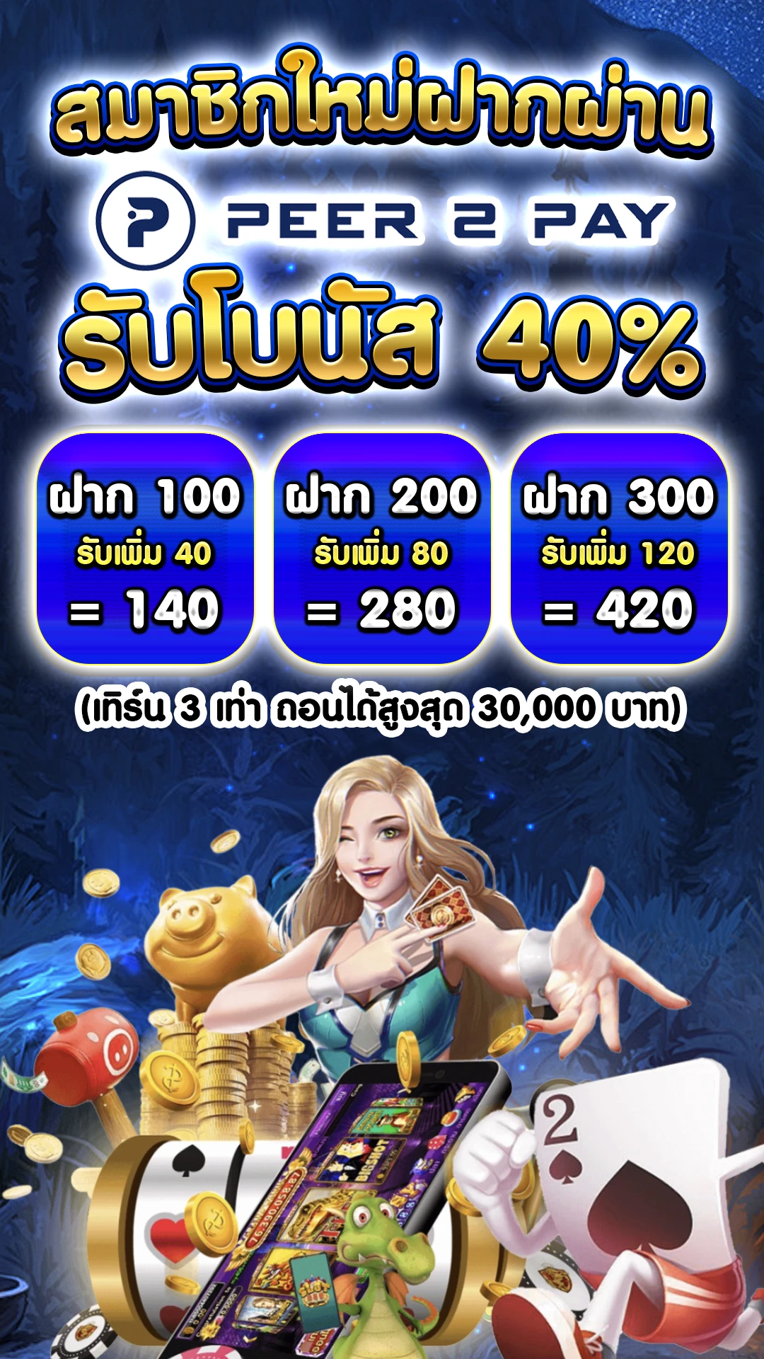 10 รับ100 ทํา 200 ถอนได้ 100 วอ เลท - แบนเนอร์โปรโมชั่น