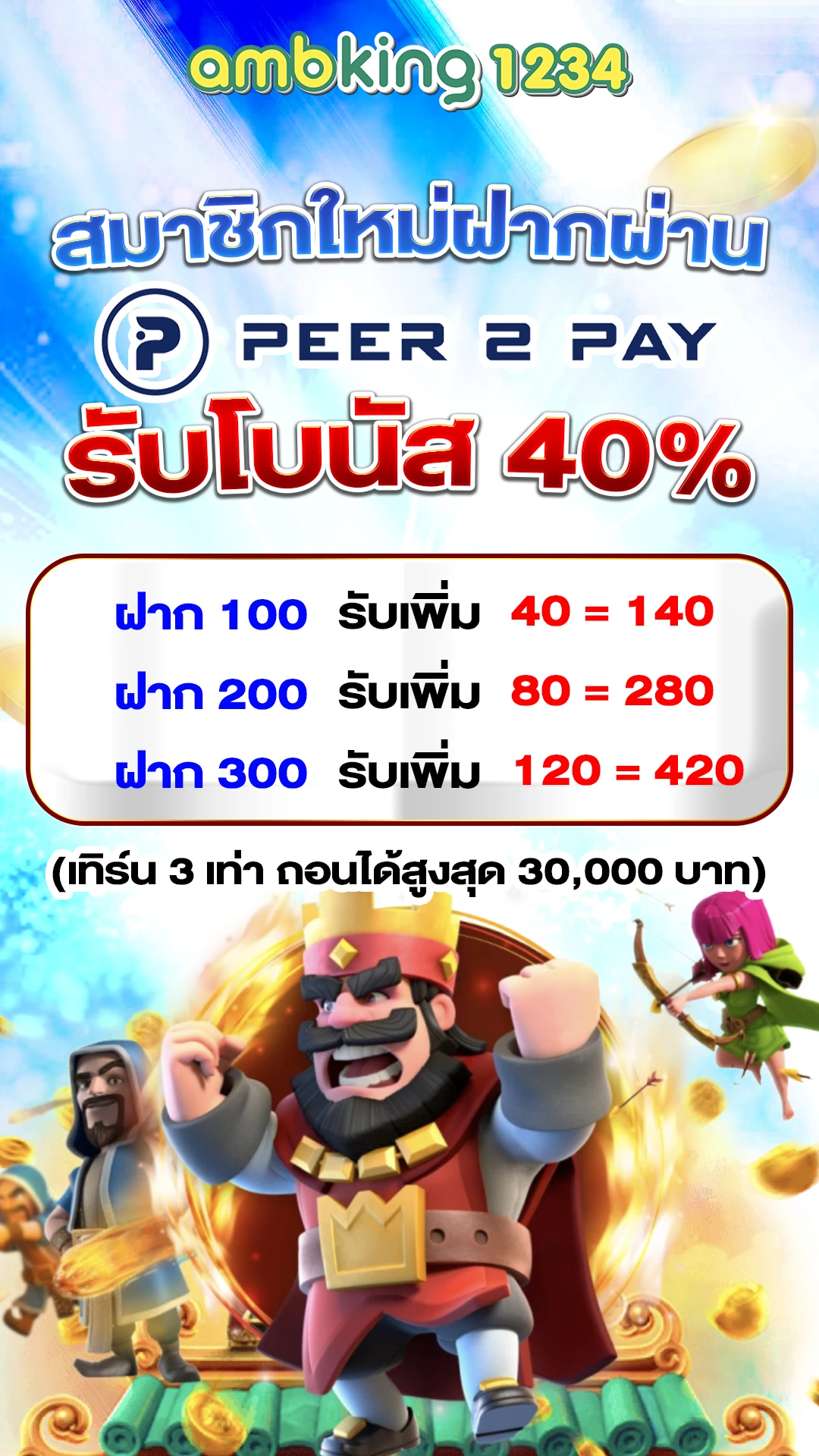 ฝาก10รับ100ทวิตเตอร์ - แบนเนอร์โปรโมชั่น