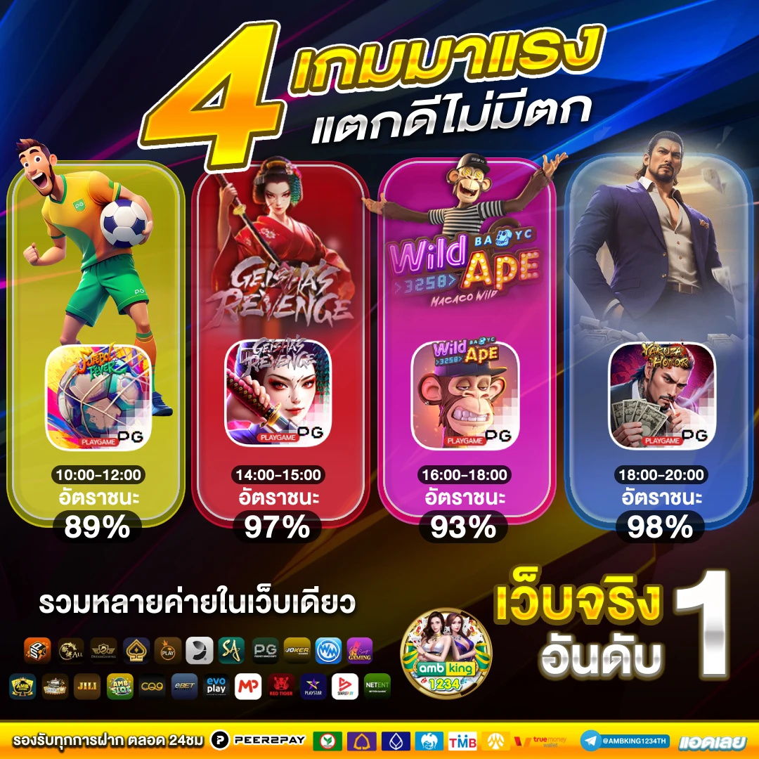 เว็บตรง มั่นคง ปลอดภัย 100 - แบนเนอร์โปรโมชั่น